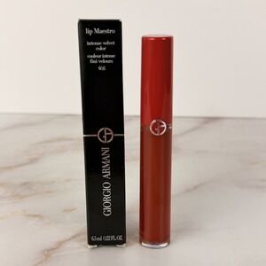 Giorgio Armani Lip Maestro Liquid Lipstick Sultan 405 Intense Velvet Color New